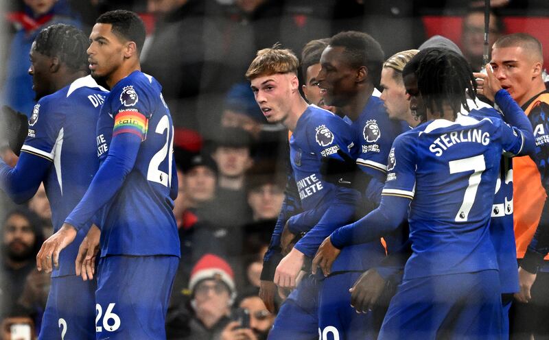 Cole Palmer scored the equaliser for Chelsea. Photograph: by Oli Scarff/AFP via Getty Images 