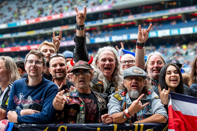 AC/DC at Croke Park: the audience are, for mostly young at heart, if not chronologically. Photograph: Tom Honan 