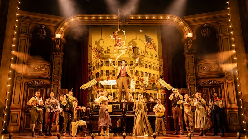 Lee Mead on Barnum: 'It’s one of those rare roles in your career that comes along once in a lifetime, but I almost didn’t take it because of the wire.' Photograph: Pamela Raith