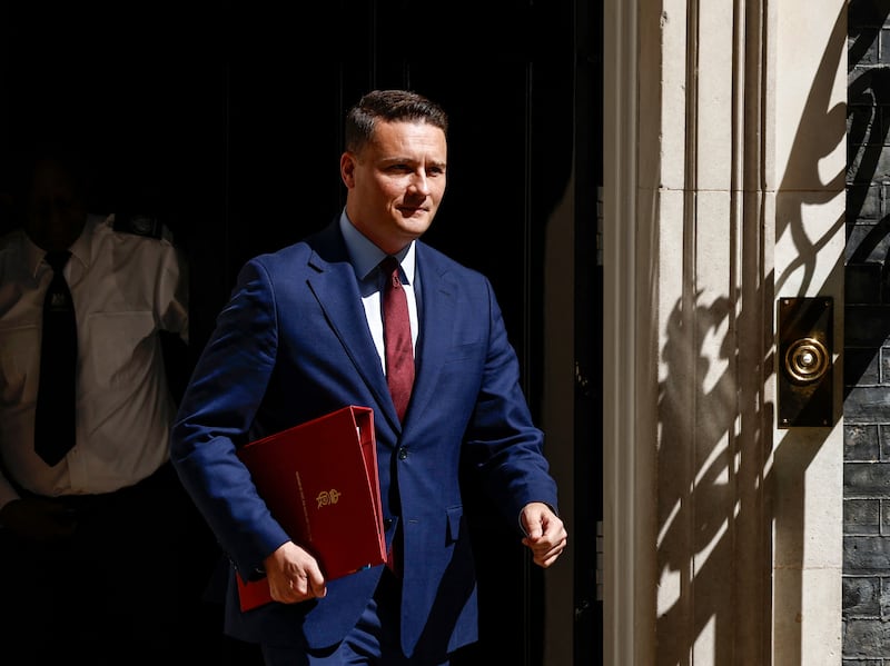 Wes Streeting has ambitions to replace Labour leader and prime minister Keir Starmer. Photograph: Brook Mitchell/AFP via Getty Images