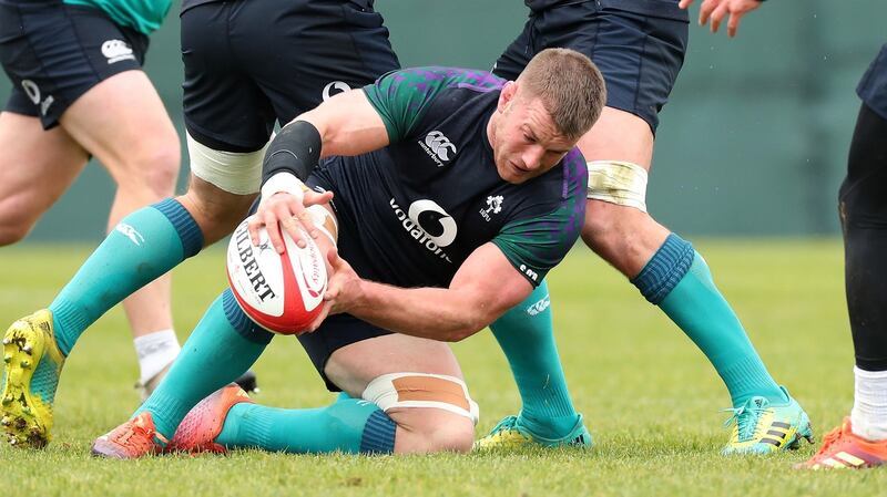 Sean O’Brien returns to the back row. Photograph: Billy Stickland/Inpho