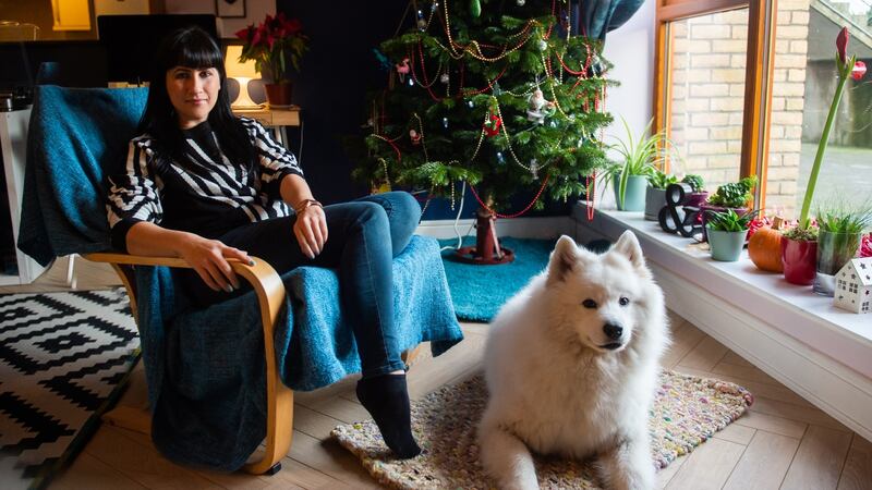 Ruth Medjber in her apartment in north Dublin city.