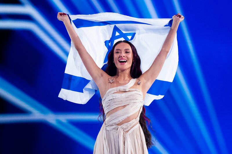 Israel's Eden Golan at the 2024 Eurovision Song Contest in Malmo, Sweden. Photograph: Martin Sylvest Andersen/Getty Images