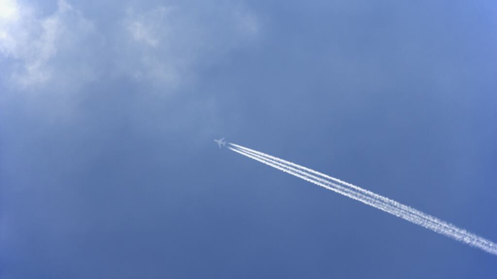 I have an app on my phone that can identify planes in the air and I have become familiar with various international flight paths that cross Leitrim