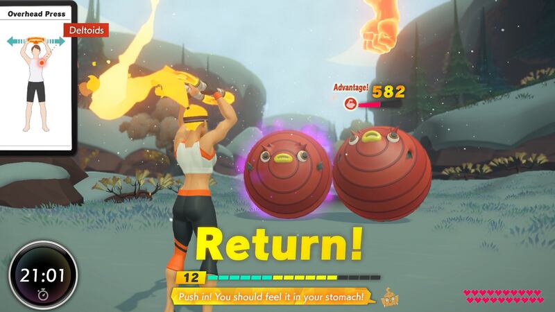A photo provided by Nintendo, showing Ring Fit Adventure, the latest effort by the video game industry to try to entice consumers to become more active. Photograph: Nintendo via The New York Times