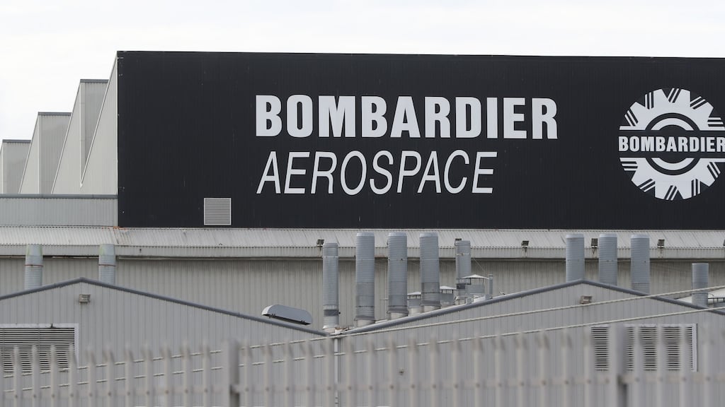 Union leaders have warned that a no-deal Brexit could leave aerospace workers, such as Bombardier’s employees in Belfast, vulnerable. Photograph: Niall Carson/PA Wire