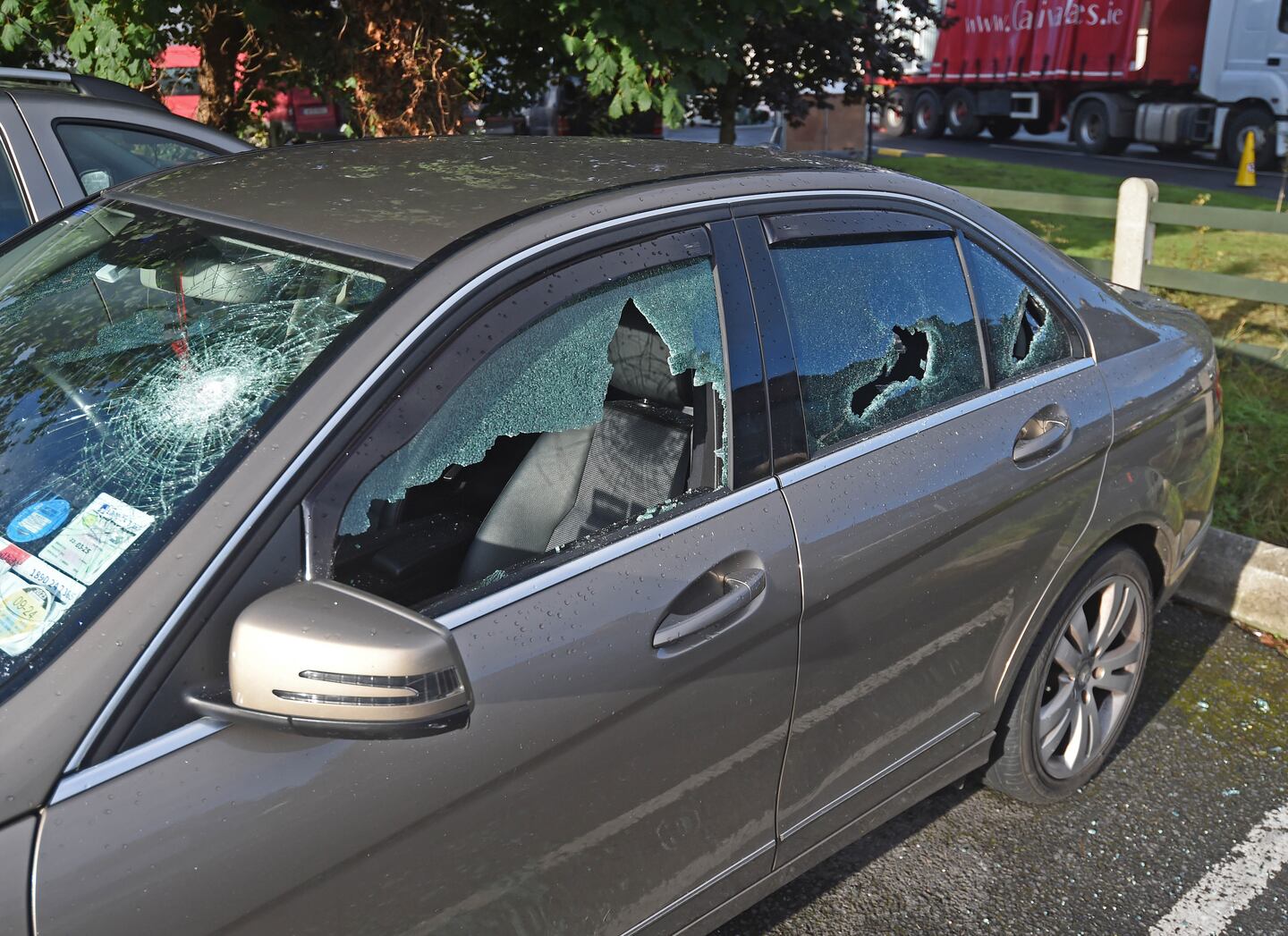 Windows in buildings and cars smashed in spate of overnight incidents