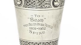 Memories of Spike Island in a silver cup from the rebel county