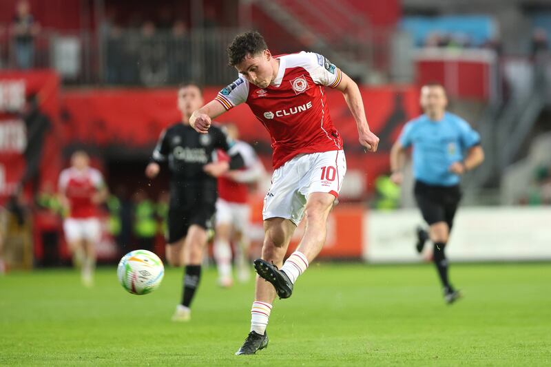 St Patrick's Athletic's Kian Leavy. Photograph: Bryan Keane/Inpho