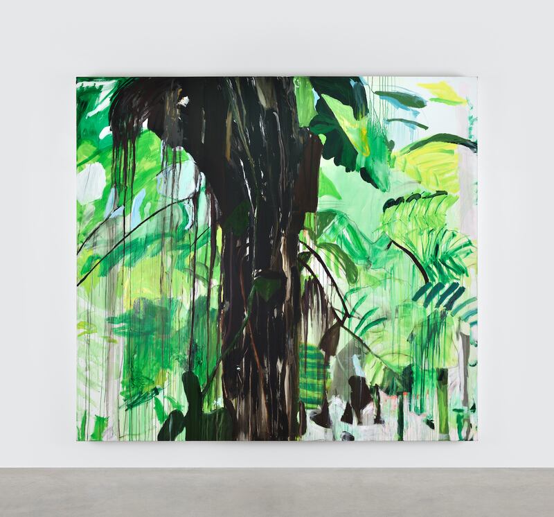 Artwork which features in Brian Maguire's latest exhibition