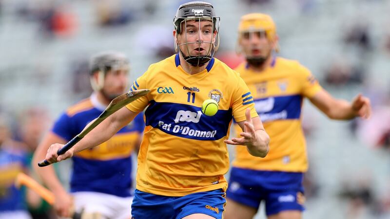 Tony Kelly in action against Tipperary at the  LIT Gaelic Grounds in Limerick. Photograph: James Crombie/Inpho