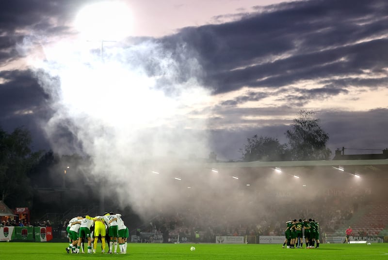 Cork won the FAI Cup semi despite being beaten 4-0 by St Pat's only 11 days earlier. Photograph: Ryan Byrne/INPHO
