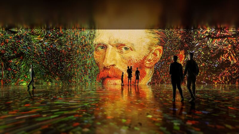 Viewing Van Gogh’s self-portrait at epic size.