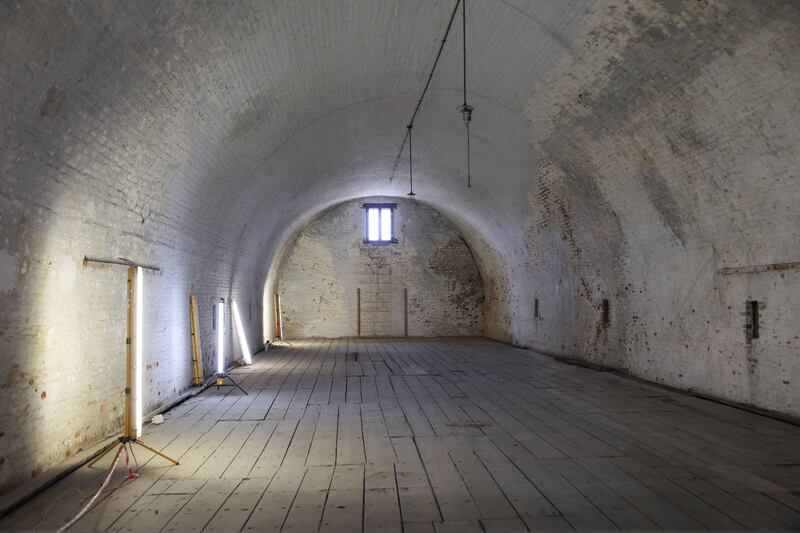 The interior of the gunpowder stores in the Magazine Fort. Photograph: Alan Betson/The Irish Times