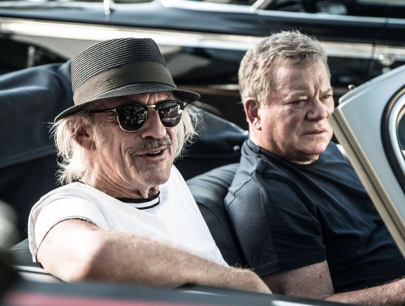 Christopher Lloyd and William Shatner in Senior Moment.