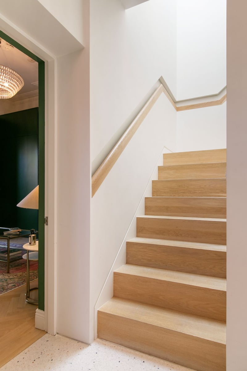 Stairs to first floor