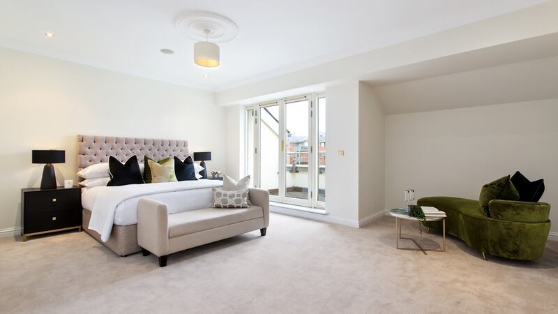 Bedroom with balcony