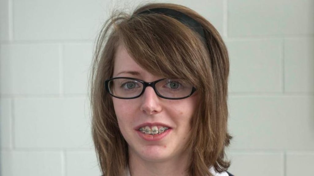 Leaving Certificate student, Lauren Vickers: “I think they’ve gone okay. I hope they’ve gone okay. They all have writing on them, which I guess is a good sign.” Photograph: Garry O’Neill