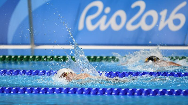 Ireland’s James Scully  in action during the men’s 200m freestyle  S5 Final at the Olympic Aquatics Stadium in Rio de Janeiro. Photograph: Paul Mohan/Sportsfile