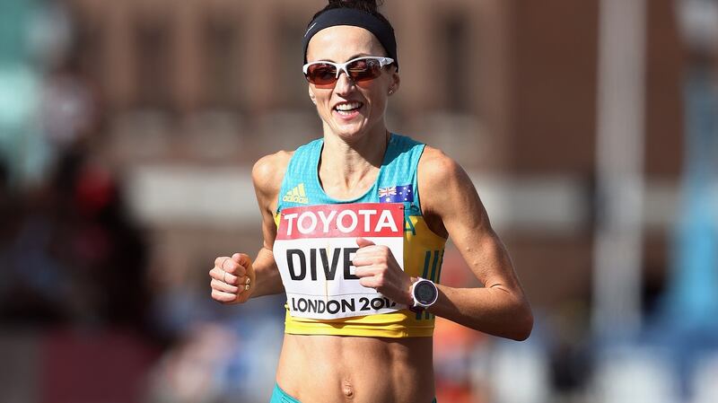 Sinead Diver  competes for Australia in the Women’s Marathon at the 2017 World Athletics Championships in London. Photograph:  Alexander Hassenstein/Getty Images for IAAF