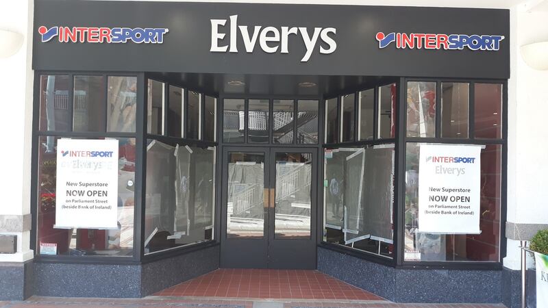 Elverys was located at Unit 7 on the ground floor of Market Cross Shopping Centre off High Street in Kilkenny city centre.