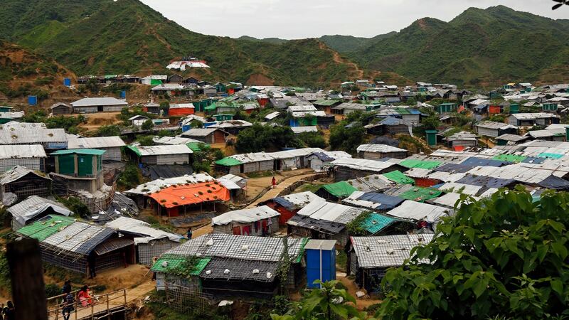 Rohingya refugees have tested positive for coronavirus at a refugee camp in Cox’s Bazar. Photograph: Monirul Alam/EPA