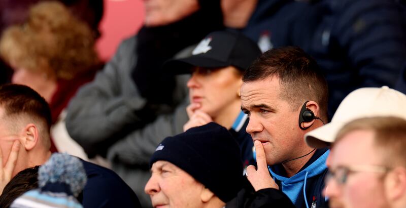 Dublin manager Ger Brennan has a big task on his hands to get a tune out of this Dublin team in the championship. Photograph: James Crombie/Inpho