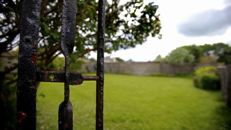 The site of the mother-and-baby home, in Tuam. Photograph: Niall Carson/PA