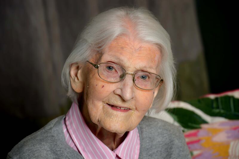 Centenarian Sr Miriam Twohig. Photograph: Daragh McSweeney/Provision