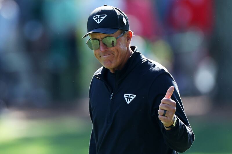 Phil Mickelson: produced an impressive performance at the US Masters. He will continue his bid to complete a career Grand Slam when he tees it up at the US Open in Los Angeles in June. Photograph: Justin Lane/EPA/EFE