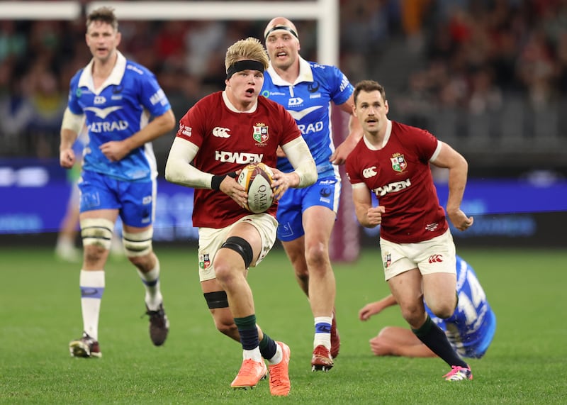 Henry Pollock of the British Irish Lions. Photograph: Janelle St Pierre/Getty Images