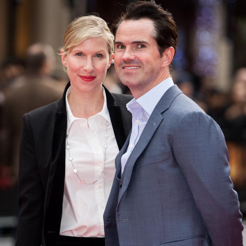 Carr with his partner, Karoline Copping. Photograph: Ian Gavan/Getty