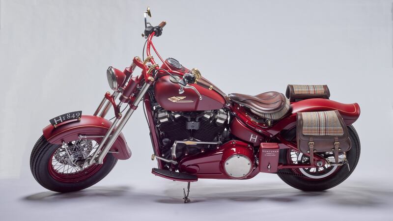 Customised Harley Davidson by Huntsman.