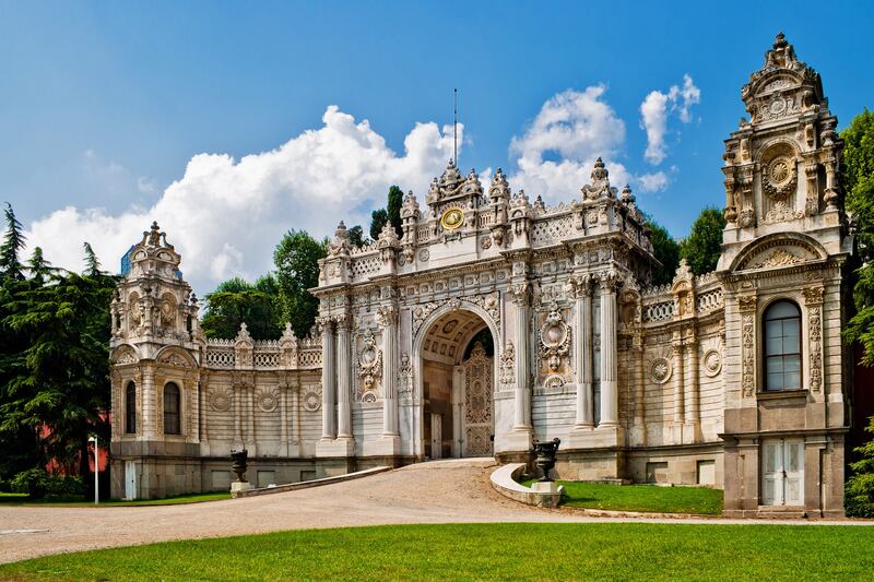 Roam the gardens and enjoy the galleries in the ornate surrounds of Dolmabahce Palace