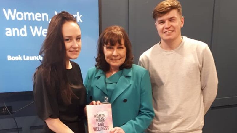 Life coach Mary MacRory and her children Colleen and Shane
