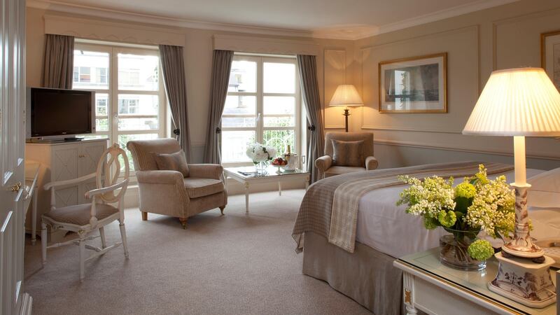 The Merrion Hotel has a  pre-theatre menu during the Dublin Theatre Festival, starting at €21.95, while rooms in the Garden Wing are from €330.