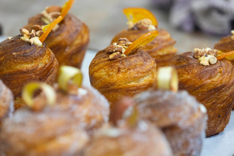 Cruffins, at Arán bistro and artisan bakery in Kilkenny. Photograph: Patrick Browne