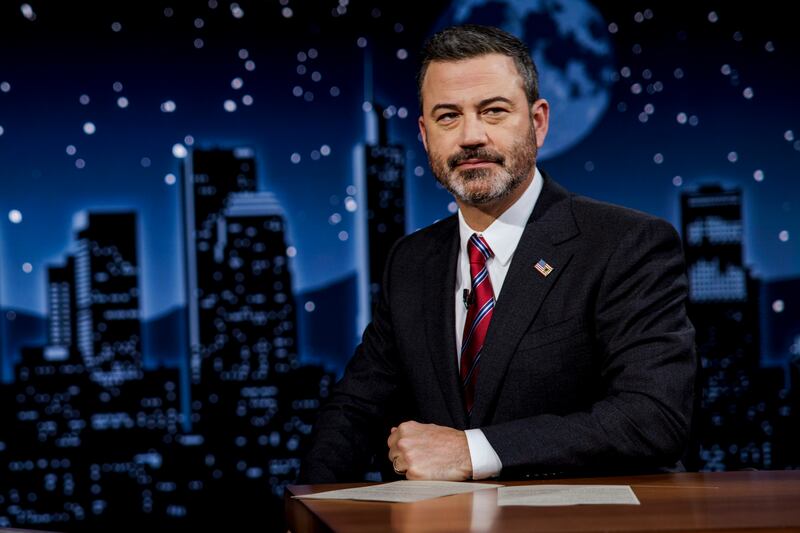 The decision to suspend 'Jimmy Kimmel Live' over his comments around the killing of Charlie Kirk has been described as an attack on free speech. Photograph: Samuel Corum/The New York Times
                      