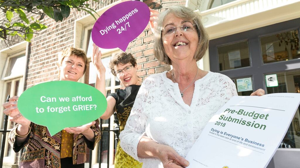 The Irish Hospice Foundation (IHF) calls for the government to show that bereavement, palliative care, end-of life issues are priority areas for policy development and investment. Photograph: Paul Sherwood