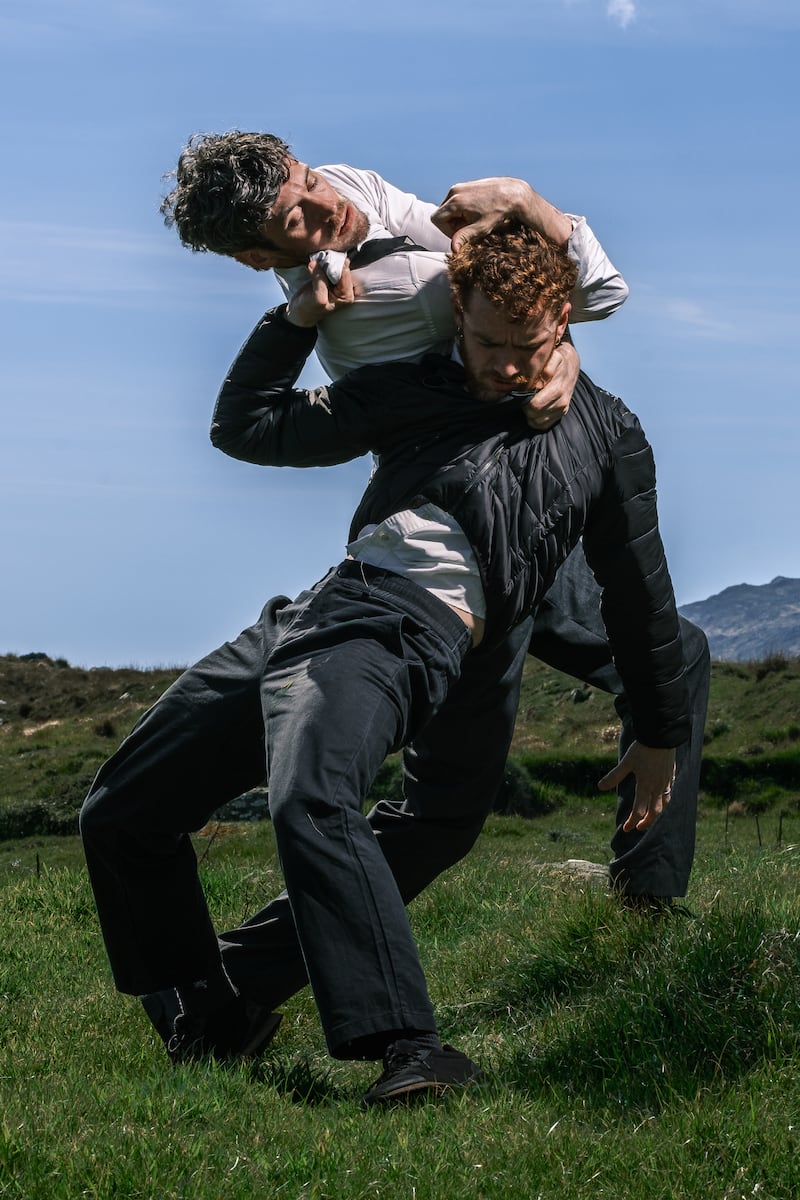 Scorched Earth: Luke Murphy and Theo Arran. Staged by Luke Murphy/Attic Projects at Dublin Dance Festival 2025 and Galway International Arts Festival 2025. Photograph: Marcin Lewandowski