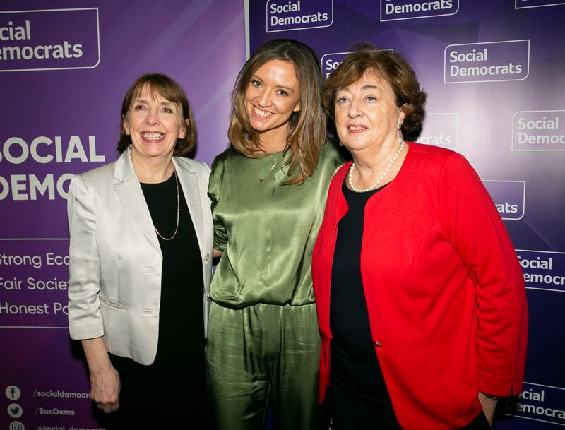 Róisín Shortall, Holly Cairns and Catherine Murphy this week. Photograph: Gareth Chaney/Collins Photos
