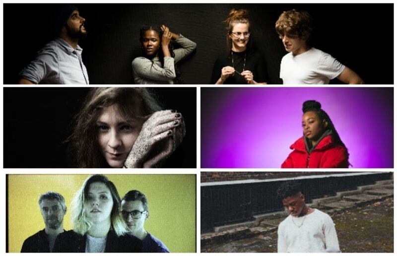 Music (clockwise from main pic): Shookrah, Soulé, Jafaris, Bitch Falcon and  Katie Laffan.