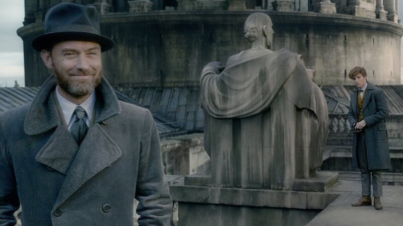 Jude Law and Eddie Redmayne: Fantastic Beasts: The Crimes of Grindelwald opens November 16th