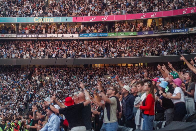 Croke Park was sold out for two nights. Photograph: Dan Dennison