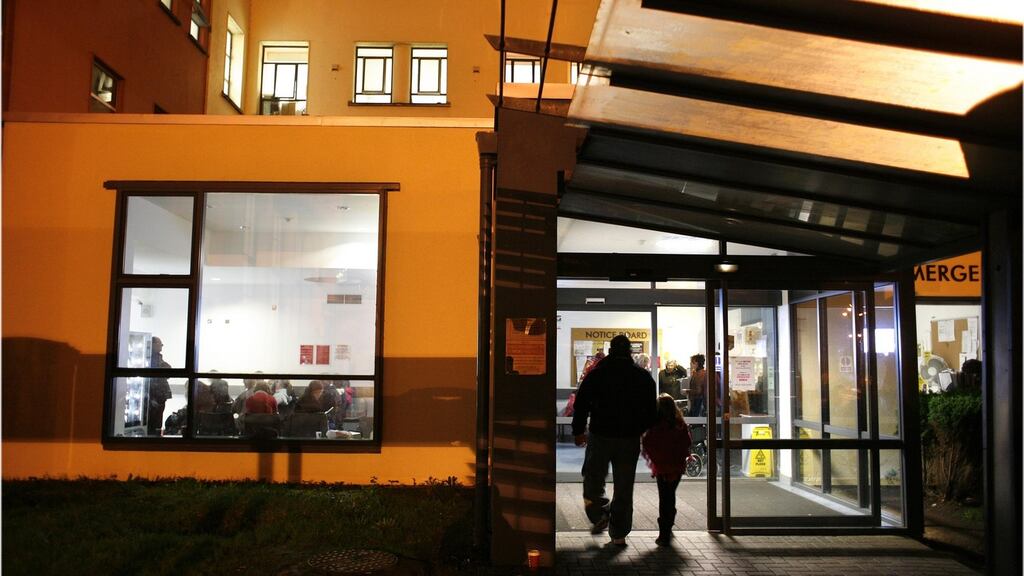 The emergency department at the Mid-Western Regional Hospital, Limerick.  Photographer: Dara Mac Dónaill