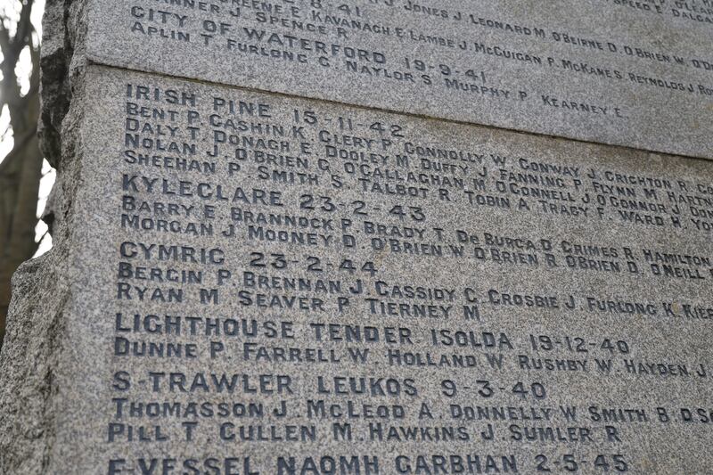 The National Memorial to Irish Merchant Seafarers  located on City Quay Dublin. Photo: Bryan O’Brien / The Irish Times