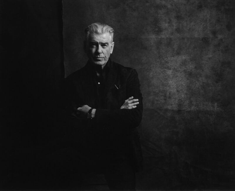  Pierce Brosnan, who stars in the Paramount+ series Mobland and Steven Soderbergh’s sleek new espionage movie Black Bag. Photograph: Hannah Edelman/New York Times