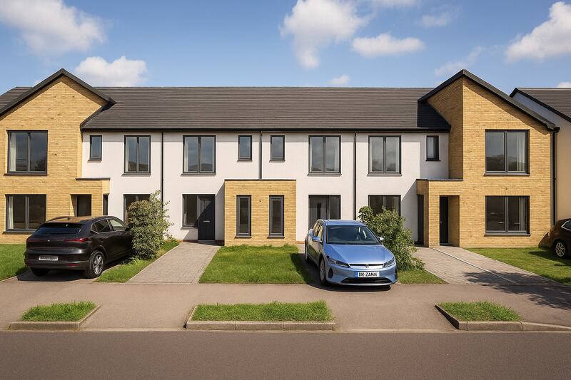 Broom Heights features a selection of house types, including terraced units