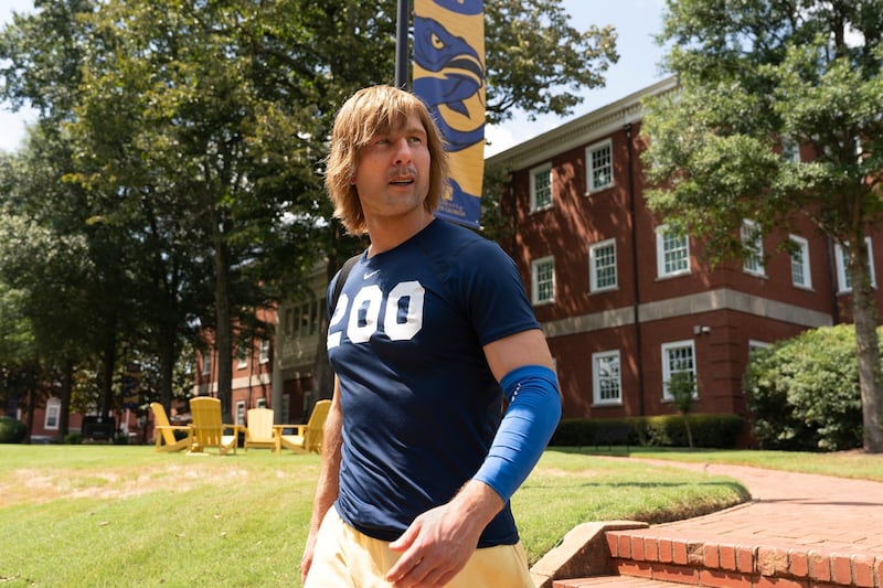 Chad Powers: Glen Powell. Photograph: Disney+