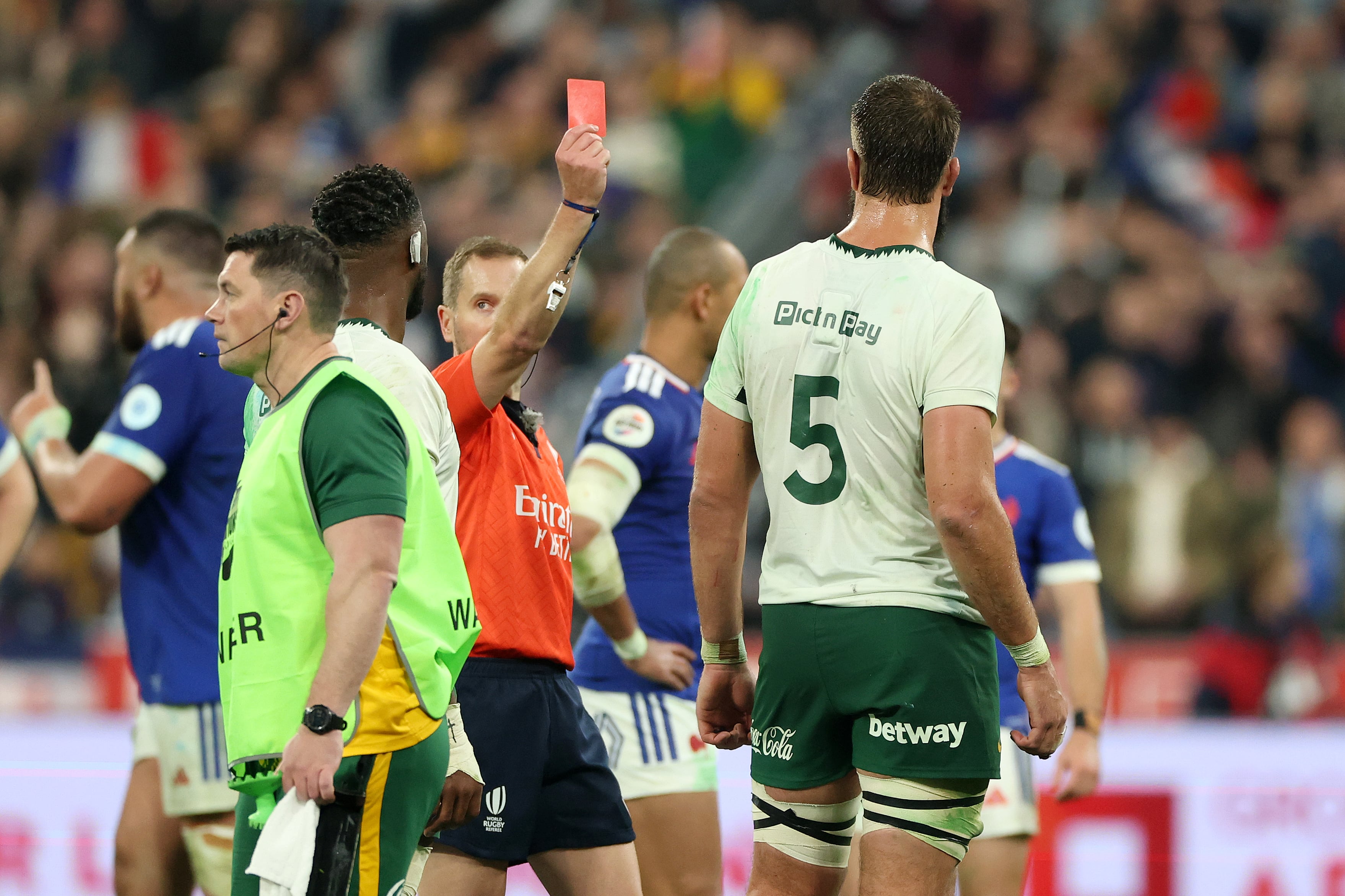 Springboks seeing red over recent red cards – and it’s an eyesore for spectators too